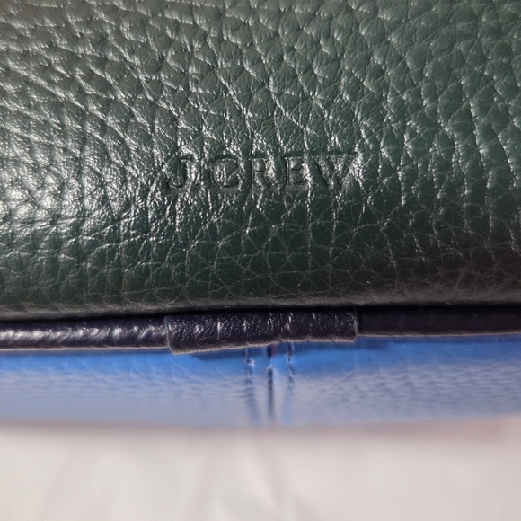 J.Crew Colorblock Calf Hair and Leather Camera Bag, Red/Multi, NWT - Picture 3 of 15